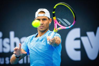 Rafael Nadal akiwa Uwanjani kabla ya kuumia kwake