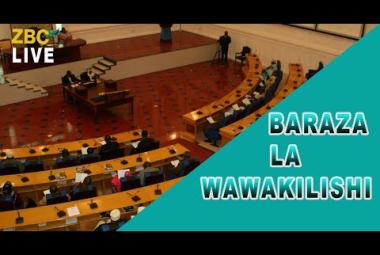 LIVE : BARAZA LA KUMI LA WAWAKILISHI MKUTANO WA NNE- JUMATANO (08/09/2021)