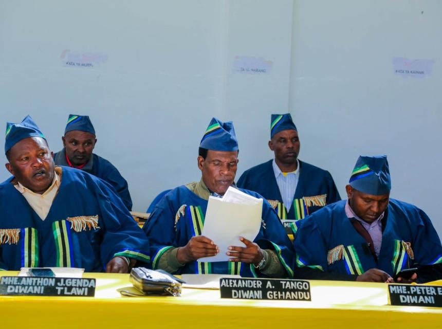 Baraza la madiwani wa halmashauri ya mji wa Mbulu mkoani Manyara